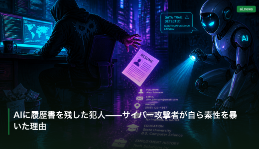 AIに履歴書を残した犯人——サイバー攻撃者が自ら素性を暴いた理由