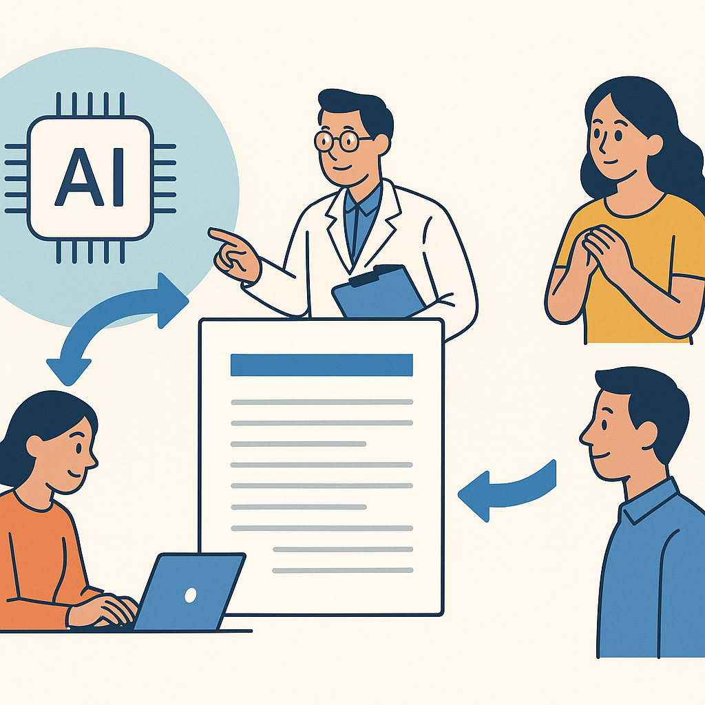 AI企業(内側)と独立した外部研究機関(外側)が情報を共有し、結果を一般社会に公開するイメージ図